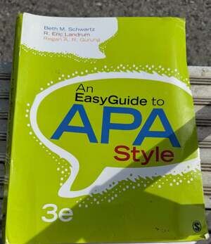 An EasyGuide to APA Style 3rd Edition (3e) by Beth M. Schwartz